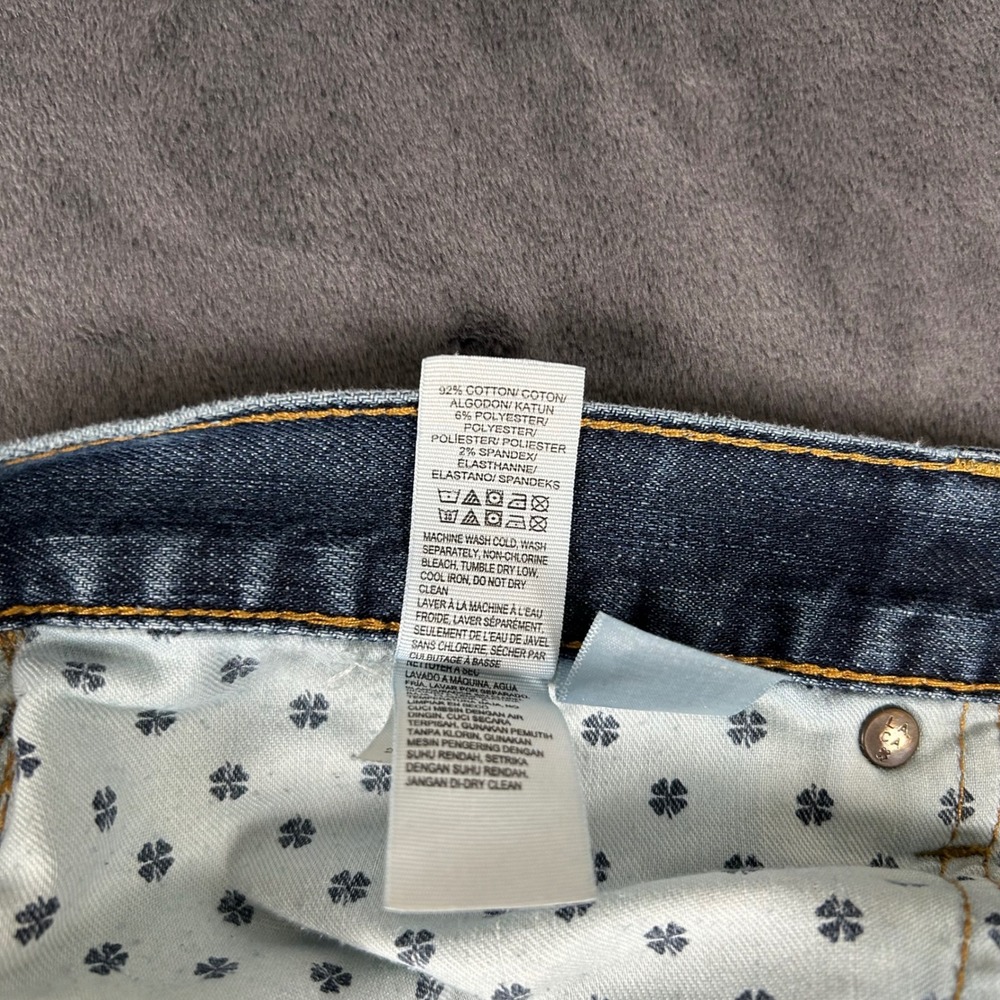 Lucky Brand Jeans Mens 34x30 Blue 221 Original Straight Medium Wash Denim - Picture 9 of 10